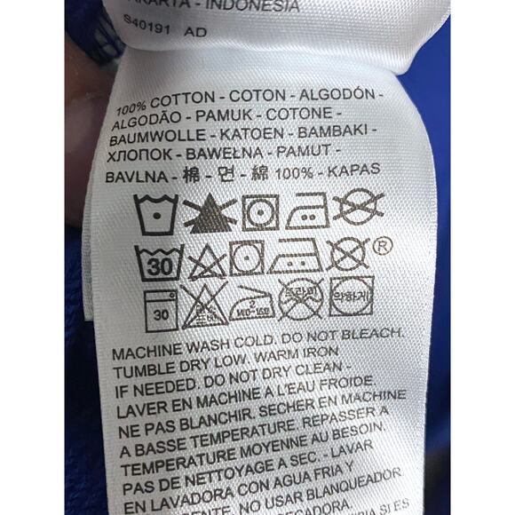 Levis Strauss Logo Two Horse Pullover Hoodie Blue Checkered Mens S Retro Y2K - Picture 10 of 10